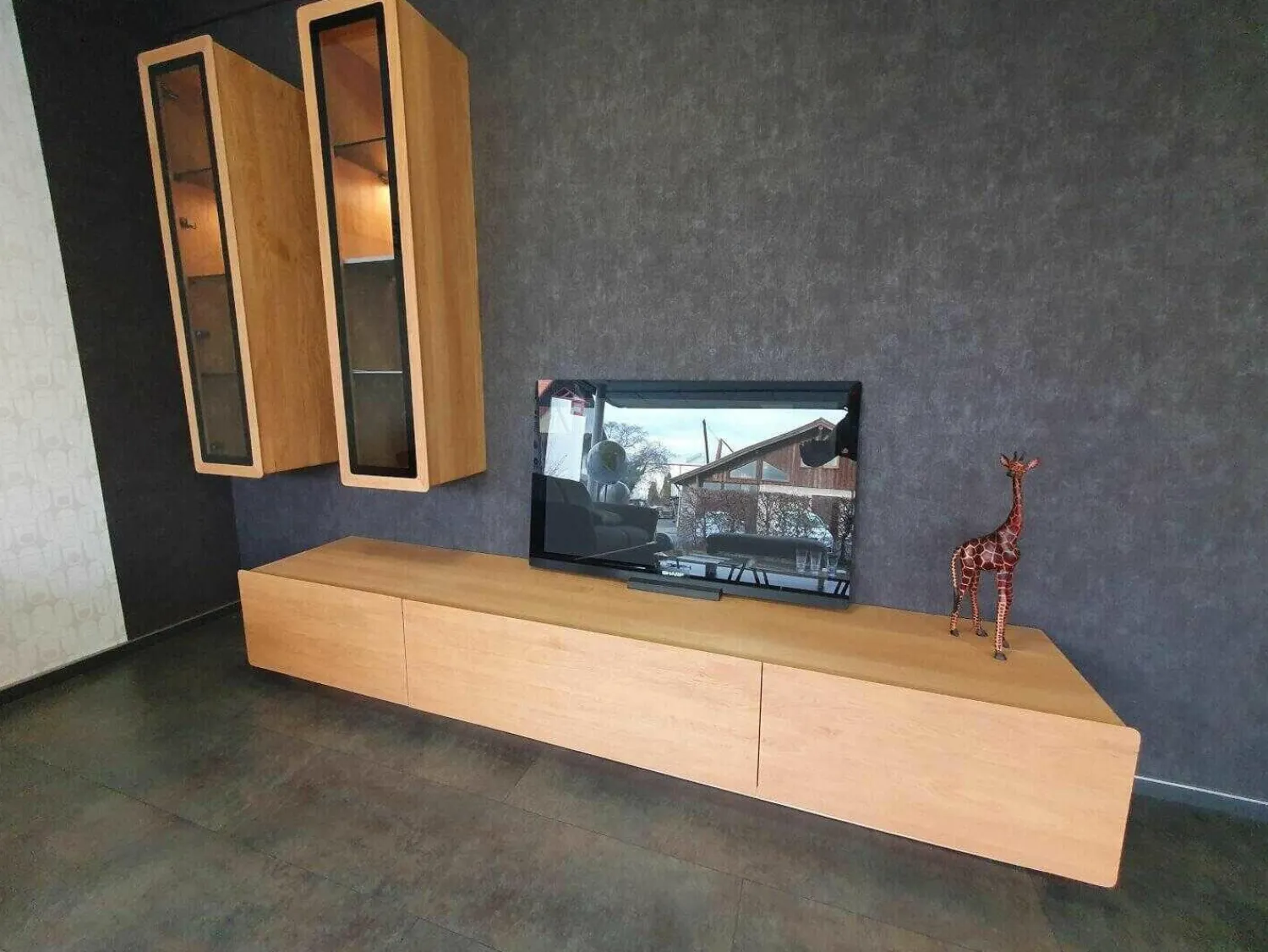 Hülsta Wohnwände & Tv-Lowboards|Wohnwand Solid Eiche Massiv Geölt