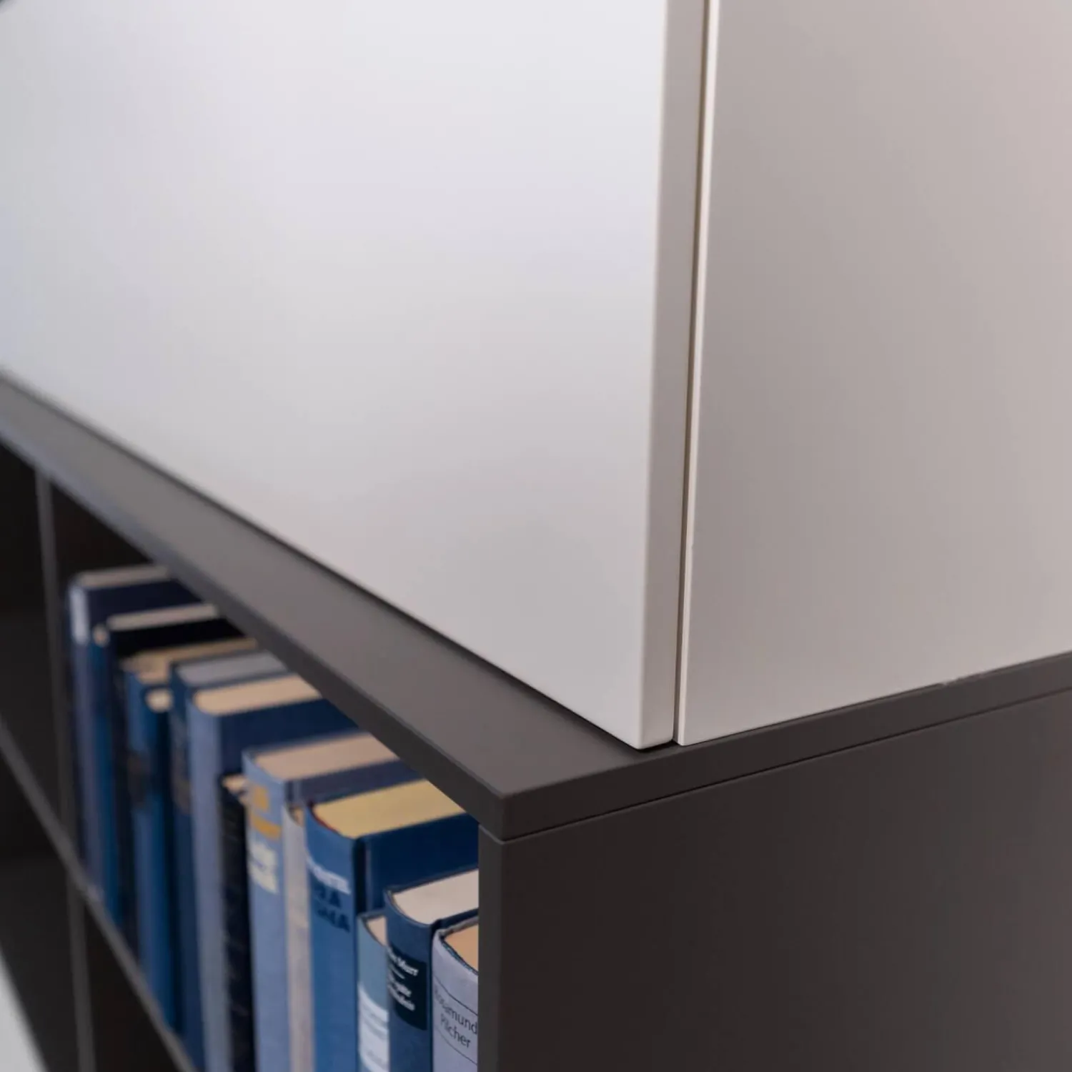 Lema Wohnwände & Tv-Lowboards|Wohnwand T30 Holz Lackiert 405 Latte Scocca 200 Glänzend Weiß 1107/1708