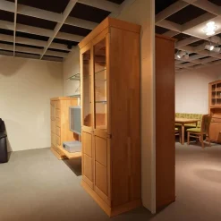 Wöstmann Wohnwände & Tv-Lowboards|Wohnwand Tessin Buche Massiv Mit Beleuchtung Und Flachtrafo