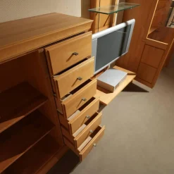 Wöstmann Wohnwände & Tv-Lowboards|Wohnwand Tessin Buche Massiv Mit Beleuchtung Und Flachtrafo