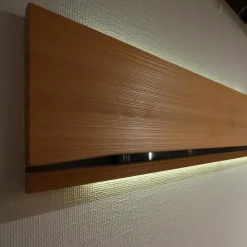 Wöstmann Wohnwände & Tv-Lowboards|Wohnwand Tessin Buche Massiv Inklusive Beleuchtung Mit Funkfernbedienung