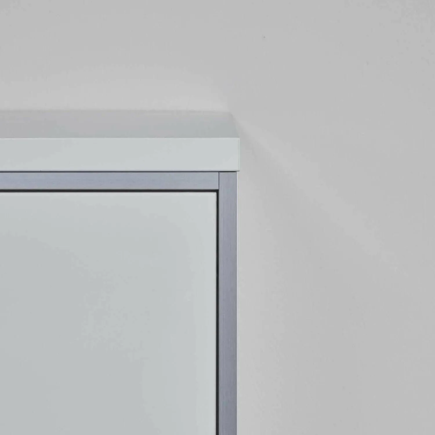 MCA Wohnwände & Tv-Lowboards|Wohnwand Trento Weiß Hochglanz mit LED Power Spot