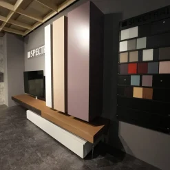 Spectral Smart Furniture Wohnwände & Tv-Lowboards|Wohnwand Twenty Lack Seidenmatt Violett Beige Creme Mit Soundsystem XTA1