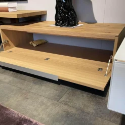 Voglauer Wohnwände & Tv-Lowboards|Wohnwand V-Alpin Eiche Altholz Glas Anthrazit