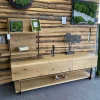 Voglauer Wohnwände & Tv-Lowboards|Wohnwand V-Cube Living Wildeiche Rustico mit Beleuchtung
