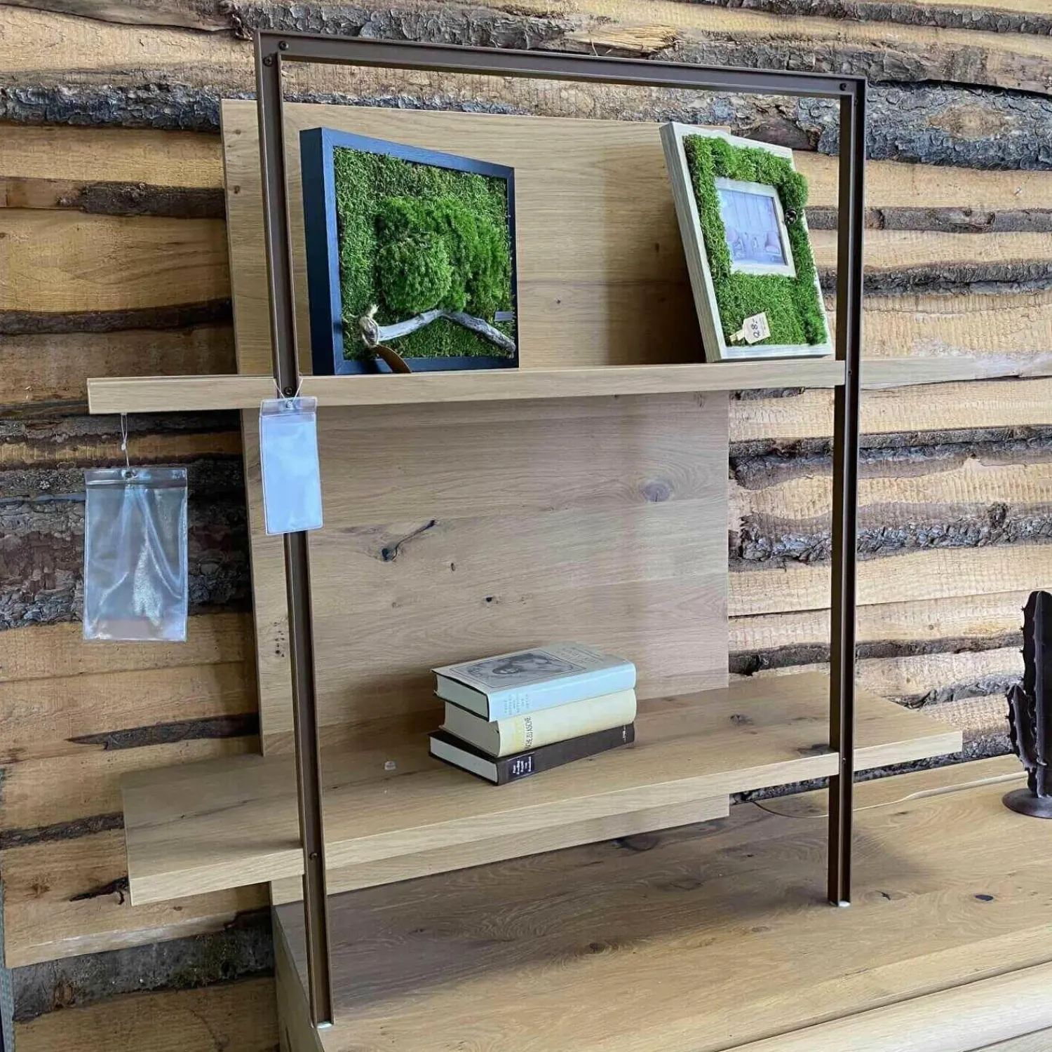 Voglauer Wohnwände & Tv-Lowboards|Wohnwand V-Cube Living Wildeiche Rustico mit Beleuchtung