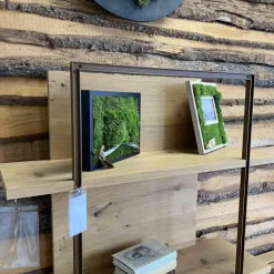 Voglauer Wohnwände & Tv-Lowboards|Wohnwand V-Cube Living Wildeiche Rustico mit Beleuchtung