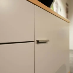 Rietberger Möbelwerke Wohnwände & Tv-Lowboards|Wohnwand Vienna 35 35009 Lack Ziegelrot Rot Und Lack Grau Inklusive Beleuchtung