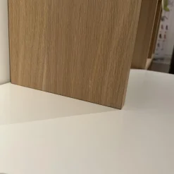 Bert Plantagie Wohnwände & Tv-Lowboards|Wohnwand Vision Eiche Weiß Geölt Tv-Board Weiß Lackiert Füße Metall Ohne Bild