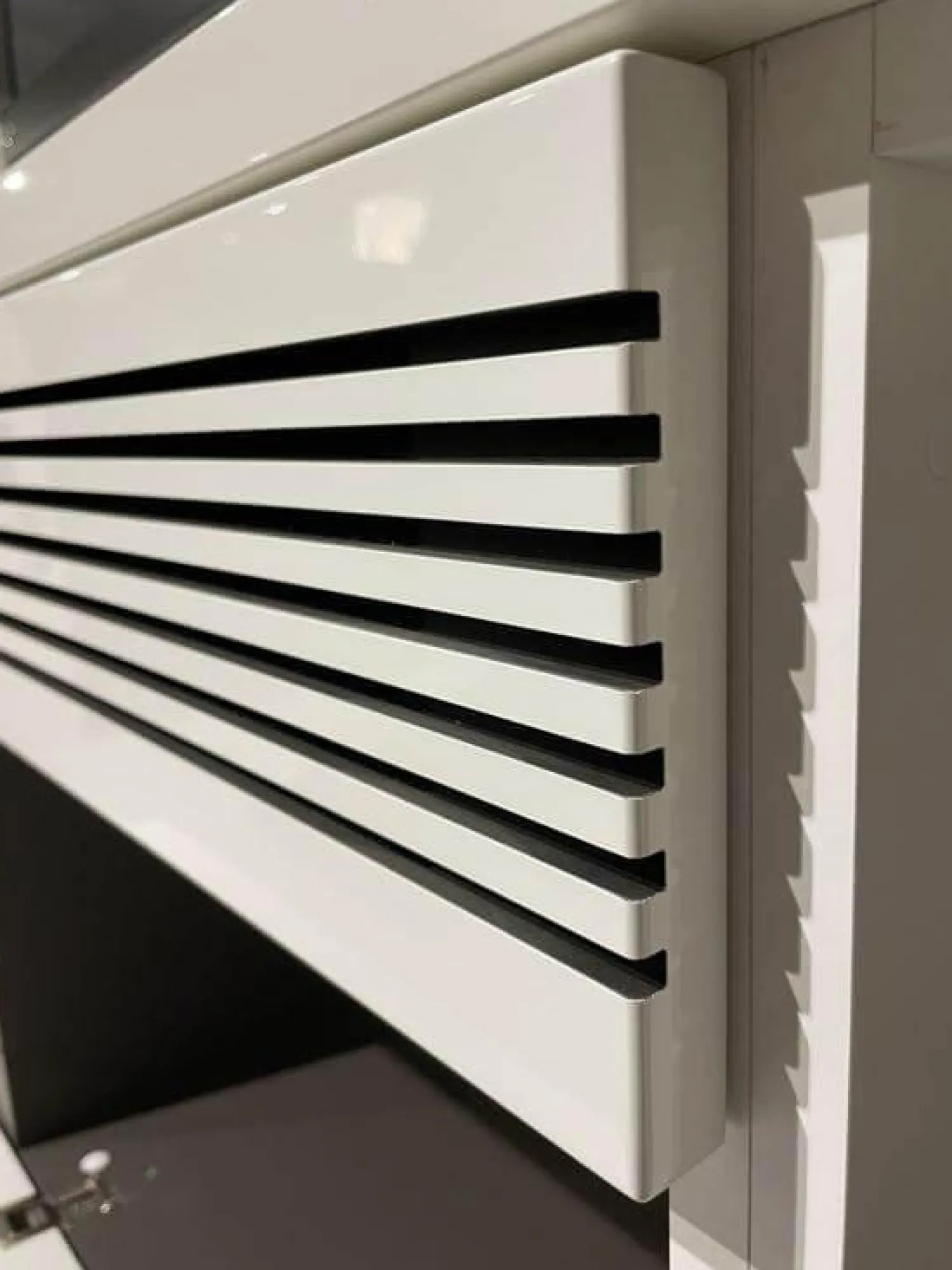 Rietberger Möbelwerke Wohnwände & Tv-Lowboards|Wohnwand Vision Lack Weiß Inklusive TV-Halterung und Wandboard