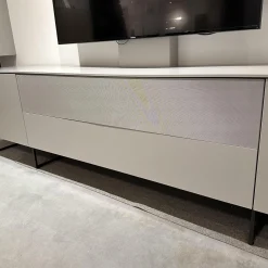 WK Wohnen Wohnwände & Tv-Lowboards|Wohnwand WK 419 Intono Lack 494 Matt Canagrau Und 433 Matt Blaugrün Mit Beleuchtung