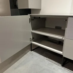 WK Wohnen Wohnwände & Tv-Lowboards|Wohnwand WK 419 Intono Lack 494 Matt Canagrau Und 433 Matt Blaugrün Mit Beleuchtung