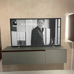 WK Wohnen Wohnwände & Tv-Lowboards|Wohnwand WK 430 Majestro Lack Matt Dust Und Burgund Glas Matt Dust Und Burgund