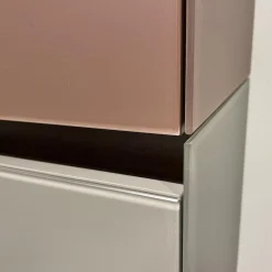 WK Wohnen Wohnwände & Tv-Lowboards|Wohnwand WK 430 Majestro Lack Matt Dust Und Burgund Glass Matt Dust Und Burgund