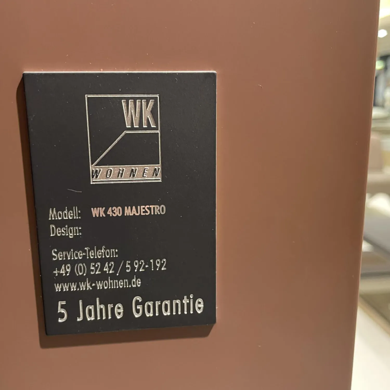 WK Wohnen Wohnwände & Tv-Lowboards|Wohnwand WK 430 Majestro Lack Matt Dust Und Burgund Glass Matt Dust Und Burgund