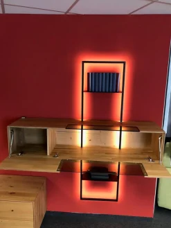 Wöstmann Wohnwände & Tv-Lowboards|Wohnwand WM 1880 Ausführung Wildeiche