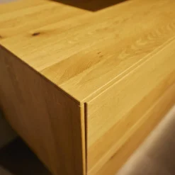 Wöstmann Wohnwände & Tv-Lowboards|Wohnwand WM 1880 Wildeiche Massiv Soft Gebürstet Mit LED-Beleuchtung