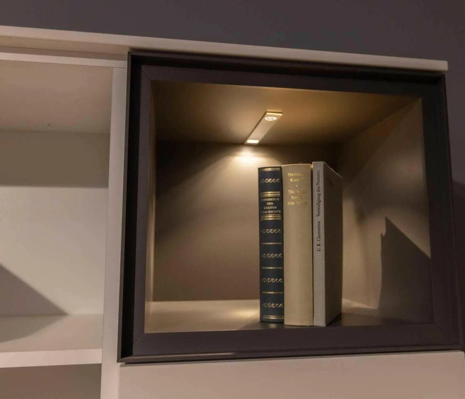 Venjakob Wohnwände & Tv-Lowboards|Wohnwand X1 Kombi X150-3736L Lack Schiefergrau Matt