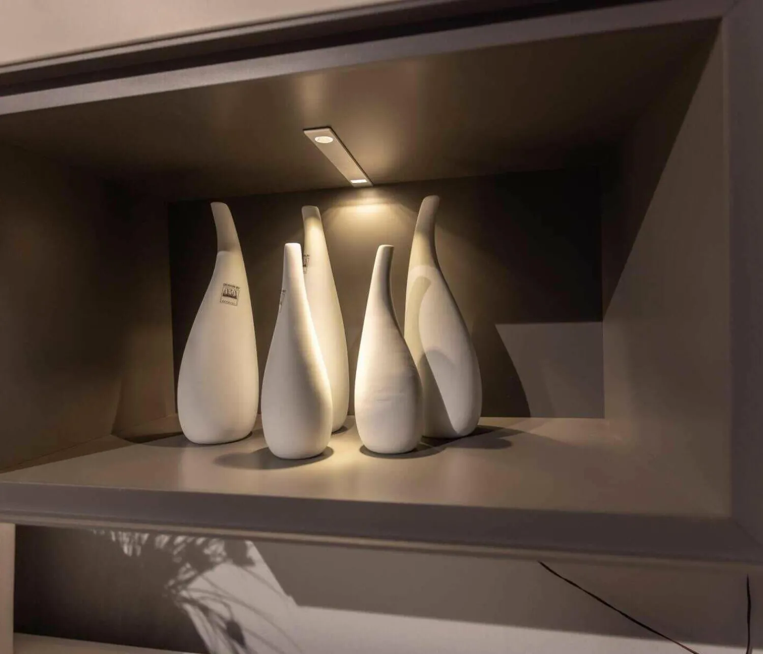 Venjakob Wohnwände & Tv-Lowboards|Wohnwand X1 Kombi X150-3736L Lack Schiefergrau Matt