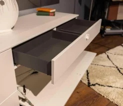 Venjakob Wohnwände & Tv-Lowboards|Wohnwand X1 Kombi X150-3736L Lack Schiefergrau Matt