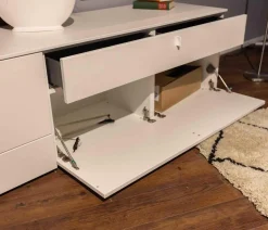 Venjakob Wohnwände & Tv-Lowboards|Wohnwand X1 Kombi X150-3736L Lack Schiefergrau Matt