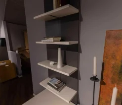 Venjakob Wohnwände & Tv-Lowboards|Wohnwand X1 Kombi X150-3736L Lack Schiefergrau Matt