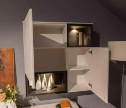 Venjakob Wohnwände & Tv-Lowboards|Wohnwand X1 Kombi X150-3736L Lack Schiefergrau Matt