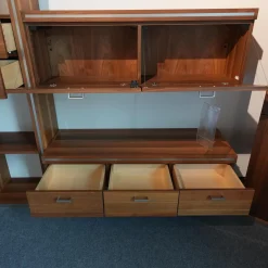 Baur Wohnwände & Tv-Lowboards|Wohnwand Xeno Nussbaum Massiv