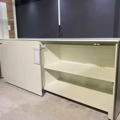 Venjakob Wohnwände & Tv-Lowboards|Wohnwand-Vitrinen Kombination Sentino Weiß Matt Rückwand in Anziano Eiche