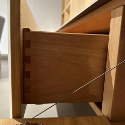 Team 7 Wohnwände & Tv-Lowboards|Wohwand In Eiche Weiß Geölt Fronten Glas Pearl Matt Innen Buche Mit Zwei Schubkästen Und Einer Klappe