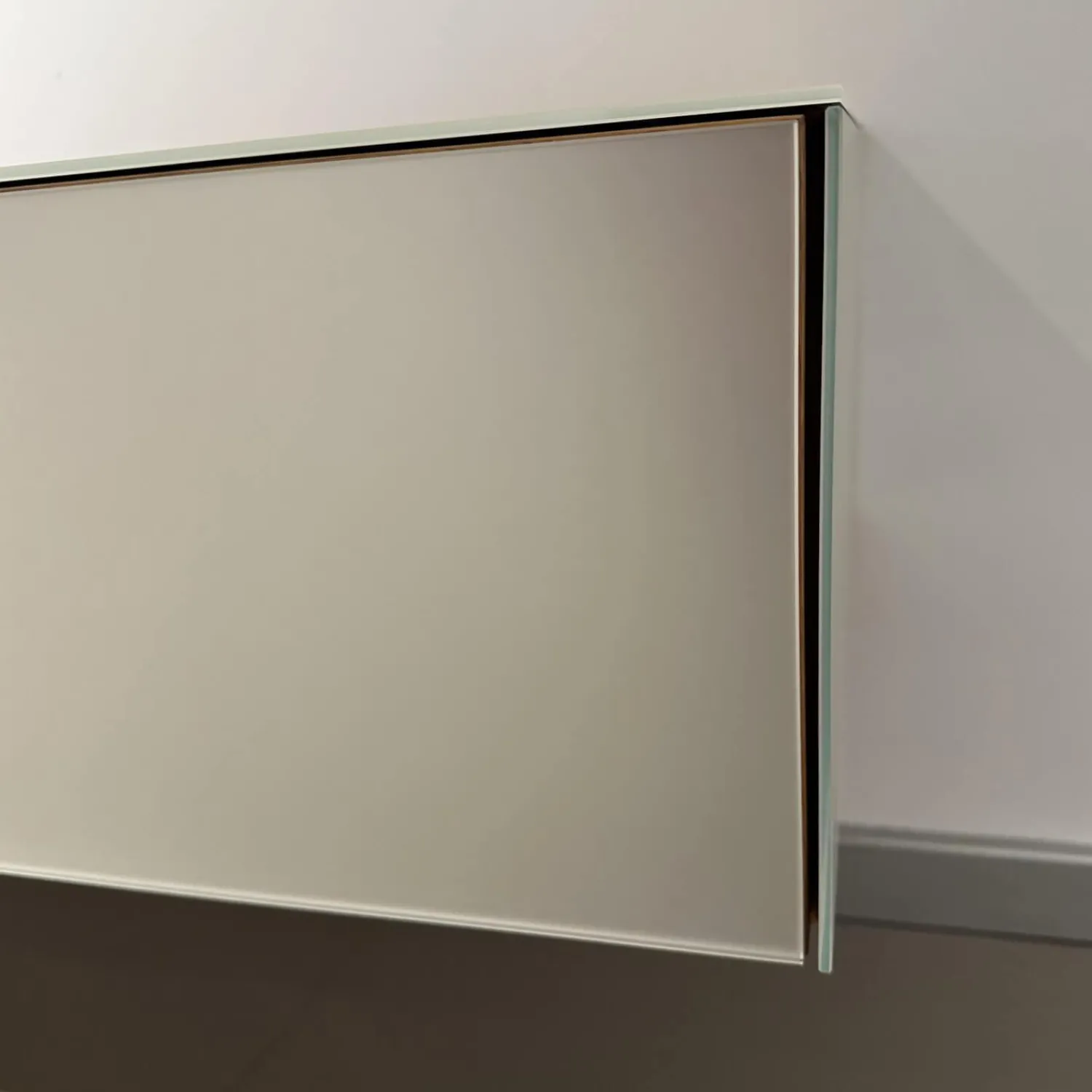 Team 7 Wohnwände & Tv-Lowboards|Wohwand In Eiche Weiß Geölt Fronten Glas Pearl Matt Innen Buche Mit Zwei Schubkästen Und Einer Klappe